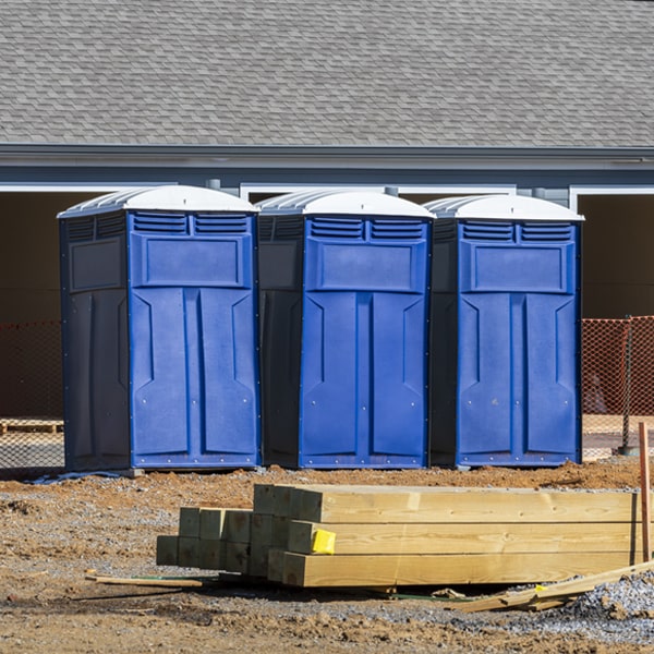 what is the cost difference between standard and deluxe portable toilet rentals in Moraine IL